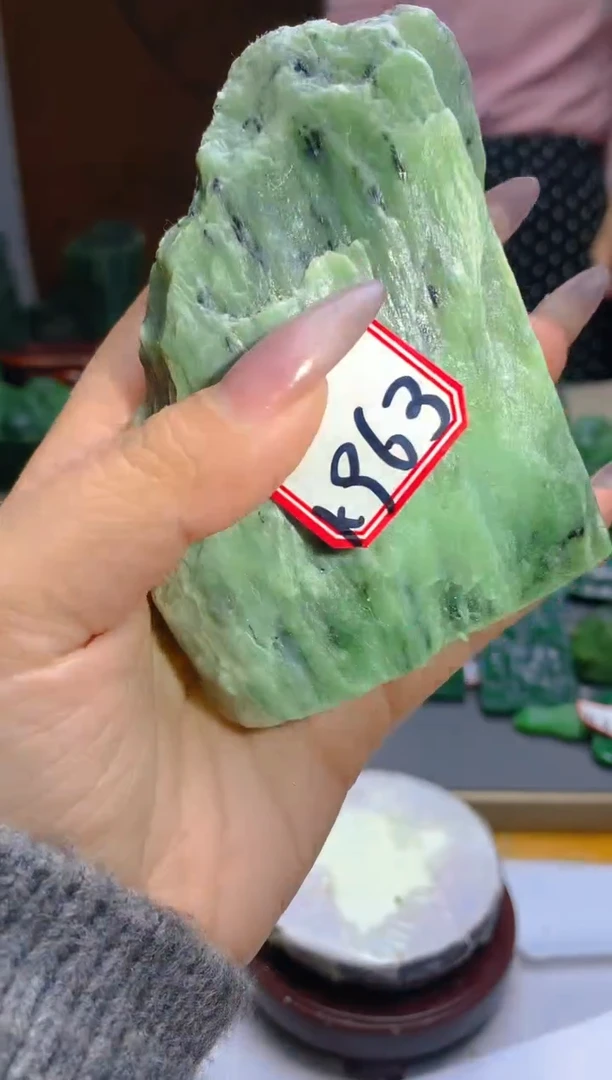 【闪购商品】和田玉（碧玉）珠宝半成品未镶嵌1
