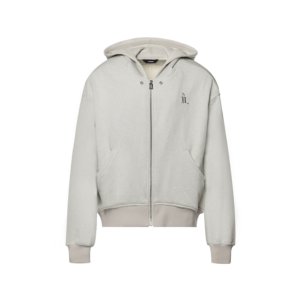 D.Desirable 新复古系列-银河闪耀拉链卫衣