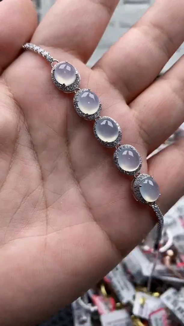 【闪购商品】翡翠戒指银S925镶嵌55555---4
