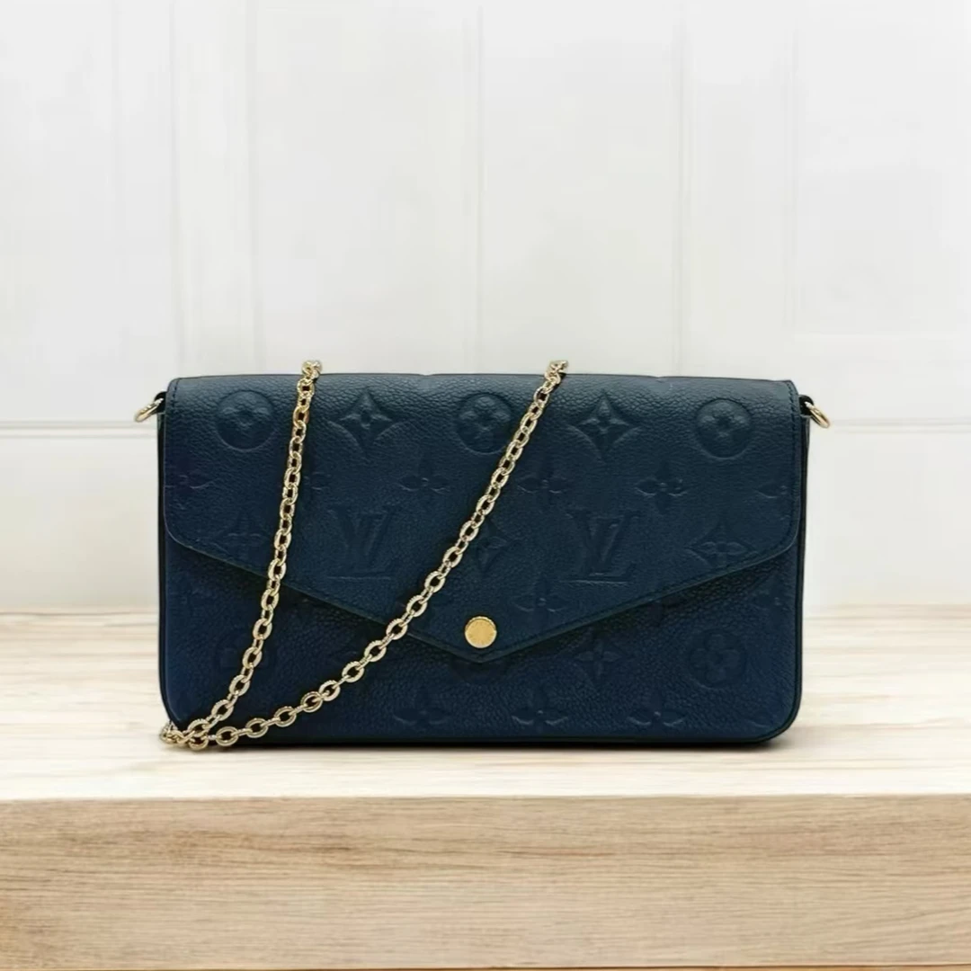 95新 LouisVuitton/路易威登 青奢荟/lv三合一全皮链条包/79628