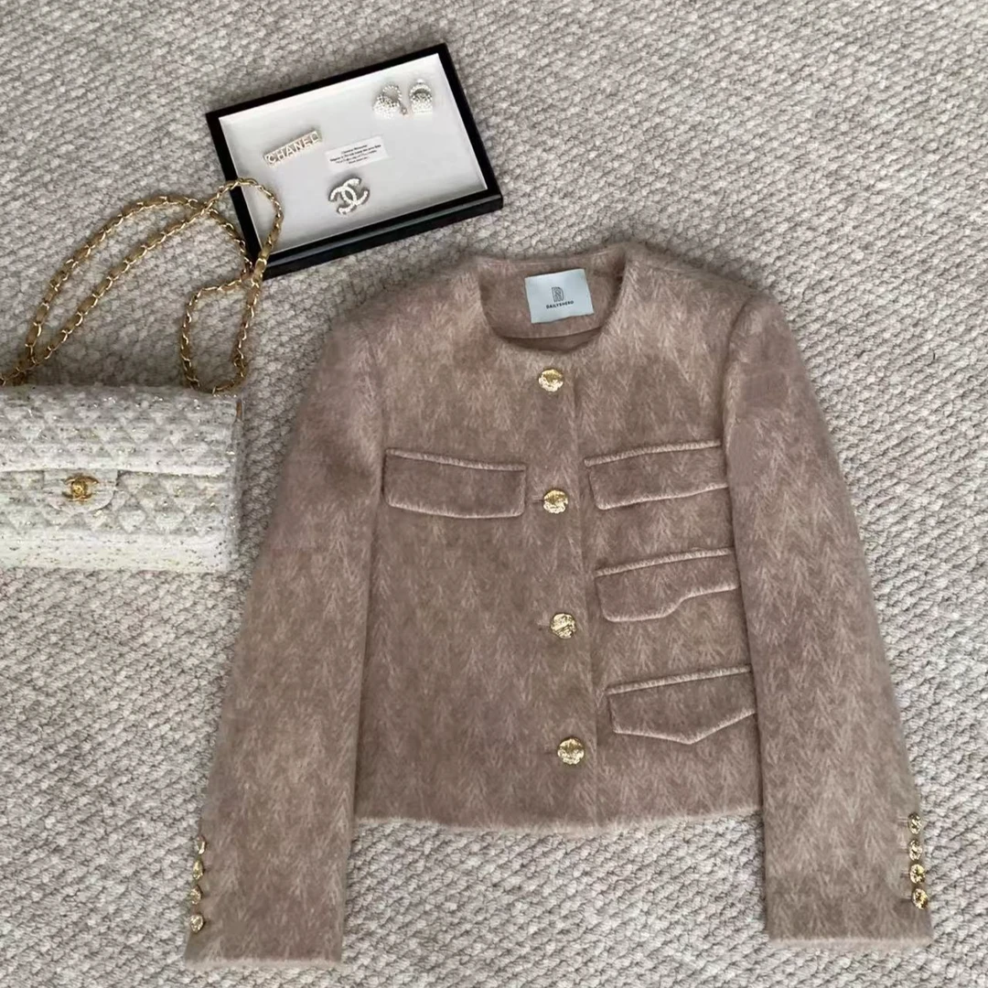 A轮A17【千金玛德琳】定制料~保值品 自带矜贵感的小香风外套