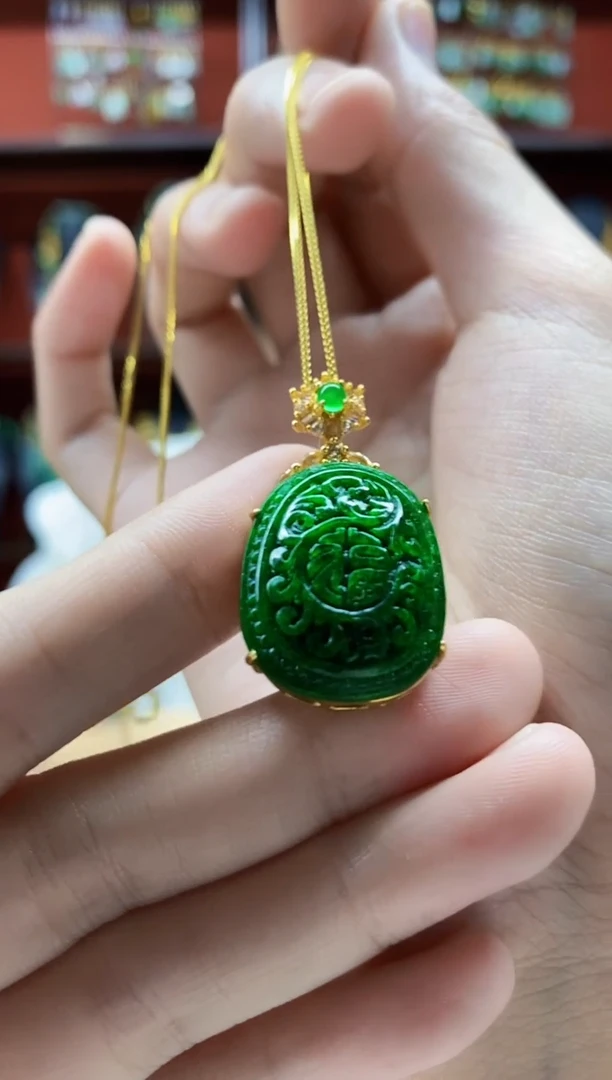 颈饰未镶嵌翡翠翡翠吊坠
