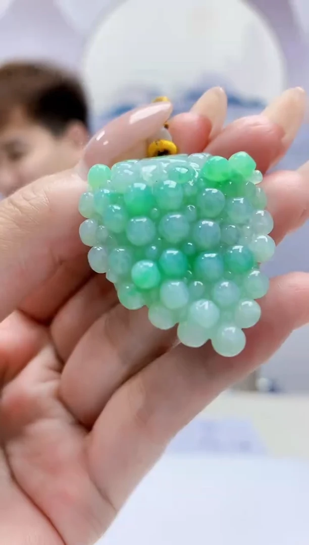 定制翡翠未镶嵌4868MM-毛货挂件49