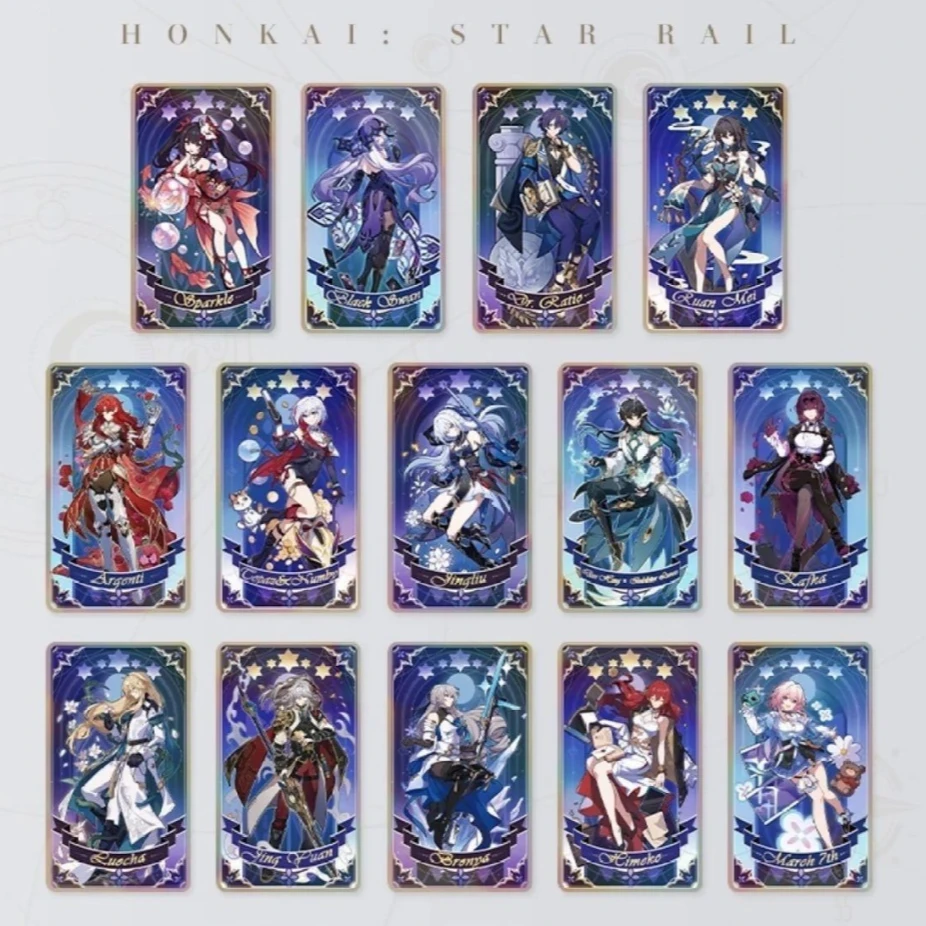 代购正版 【星穹铁道】 镭射票盲盒崩坏星穹铁道 群星寓言系列
