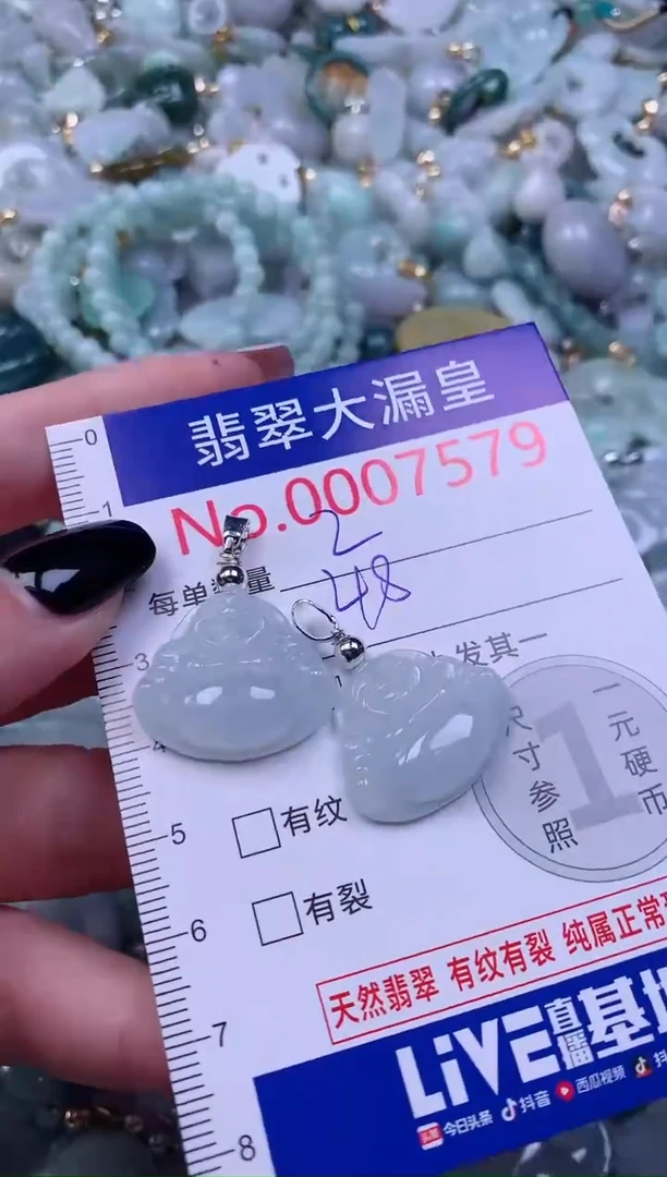 颈饰未镶嵌翡翠7579