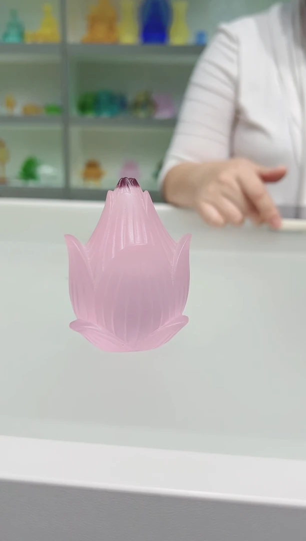 手工艺品琉璃古法琉璃花苞