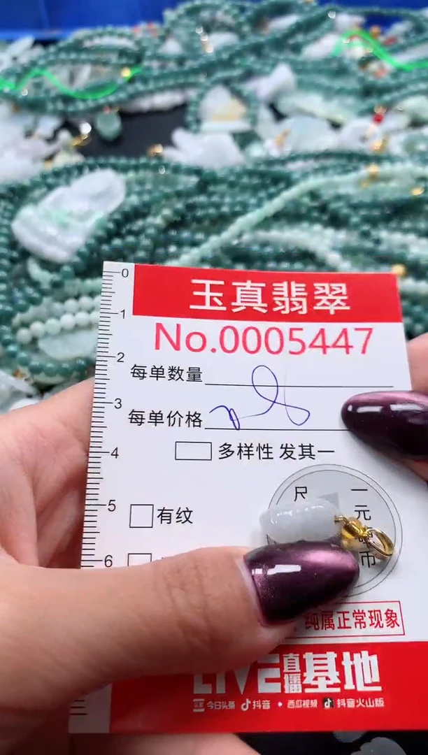 吊坠(不含链)未镶嵌翡翠5447