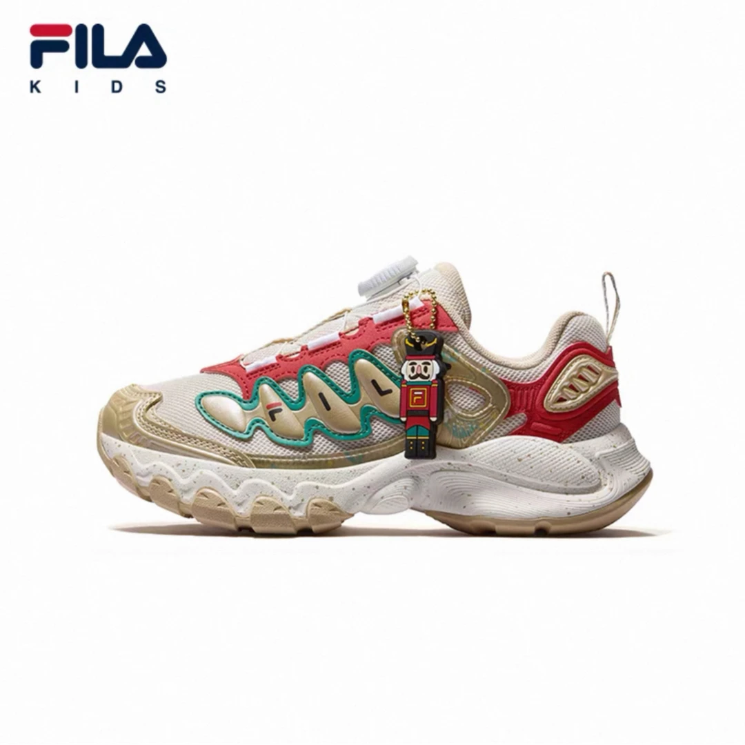 FILA斐乐儿童【蘑菇鞋】中大童时尚潮流圣诞节限定运动鞋K15B611114
