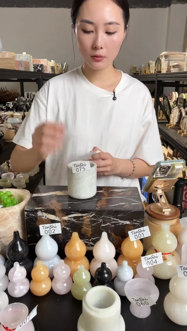 石材075芬迪蓝香薰杯