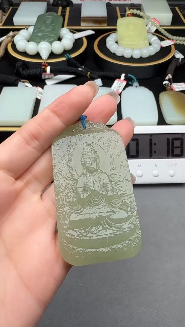 颈饰未镶嵌和田玉3