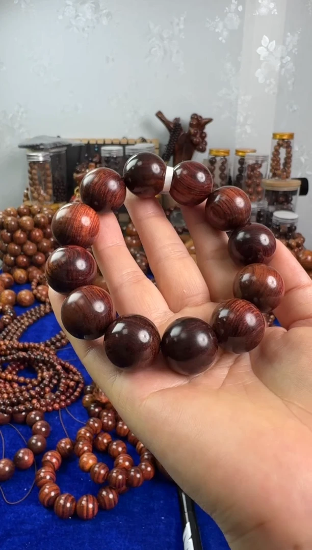 手串/手链黄花梨/降香黄檀2.0规格紫油梨老料海黄手串