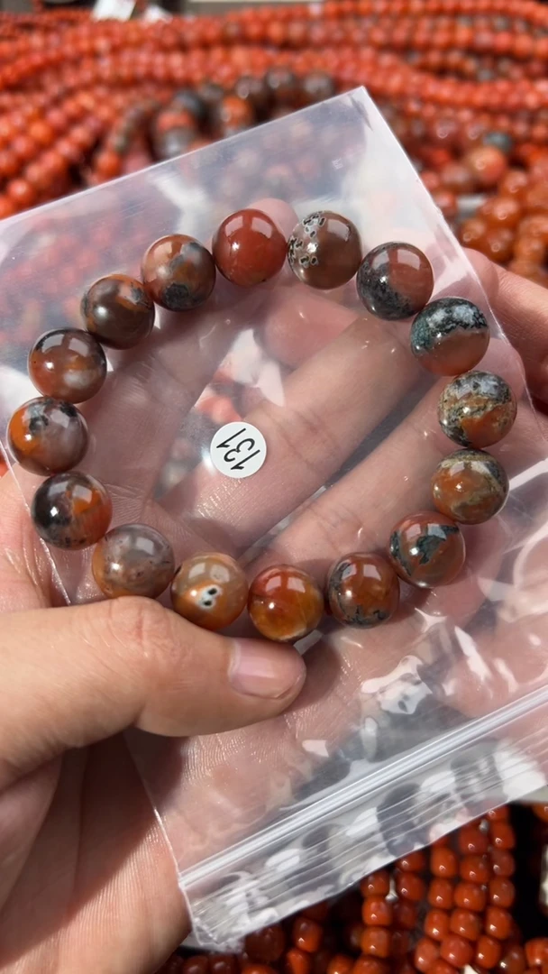 南红玛瑙手串未镶嵌13