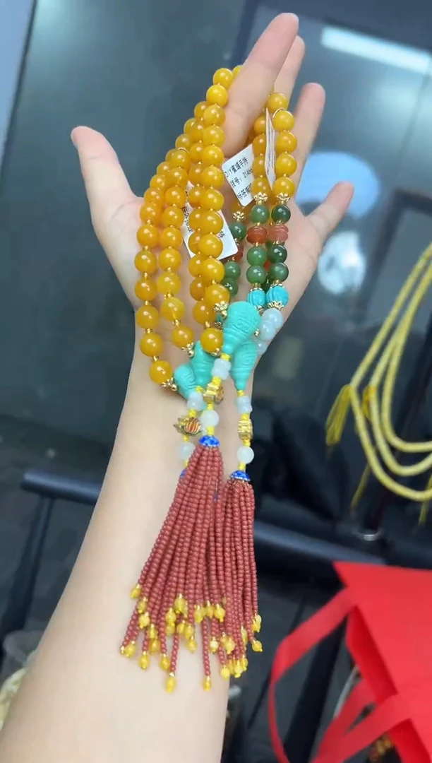 裸石琥珀未镶嵌琥珀蜜蜡吊坠多样性发一条