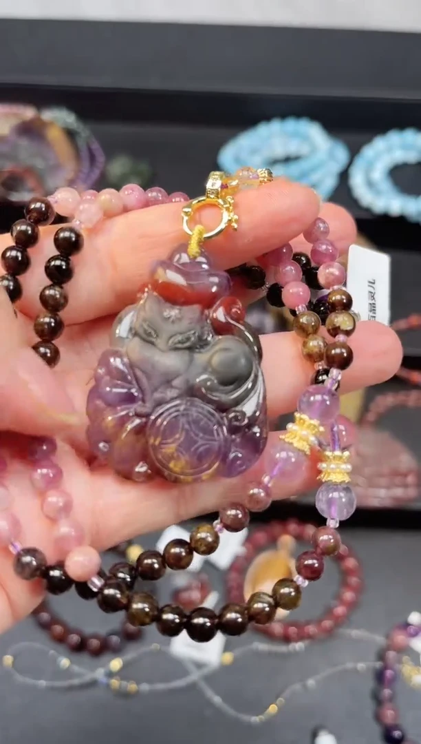 未镶嵌颈饰水晶【百晶灵儿】定制款