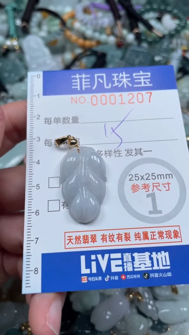 【闪购商品】翡翠颈饰未镶嵌00..1207