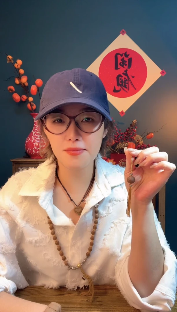 【闪购商品】泥塑平安 1.5纹路珠  流苏款   