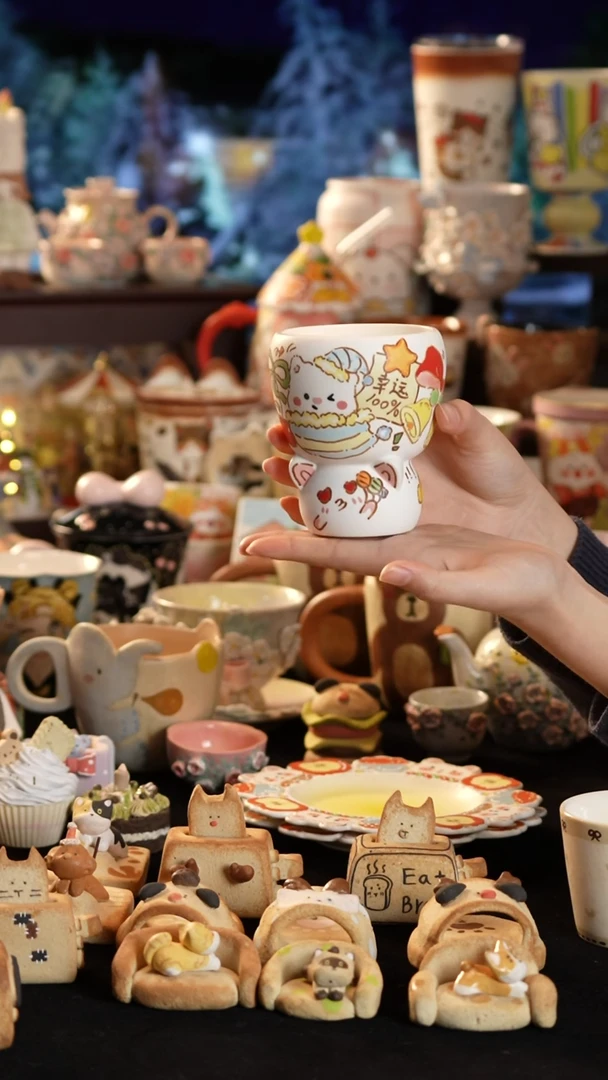 其他陶景德镇釉下彩手绘设计师款陶瓷