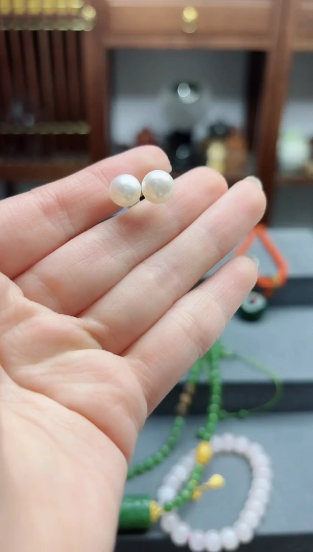 【闪购商品】淡水珍珠耳钉未镶嵌珍珠耳钉 ZD多样性发其一