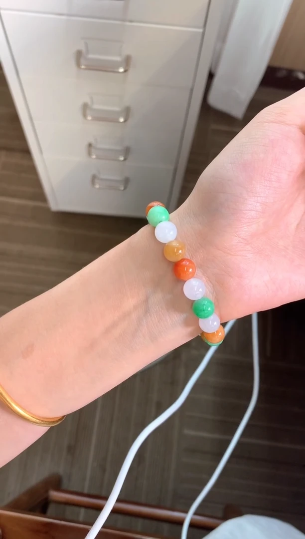 未镶嵌手链翡翠手串