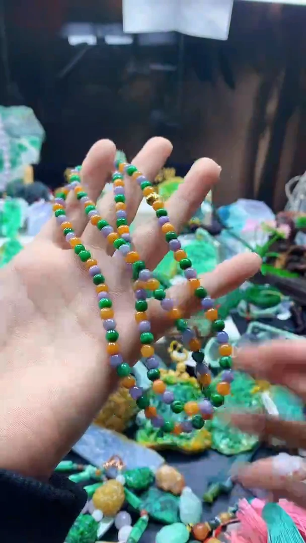 颈饰未镶嵌翡翠天然缅甸翡翠a货