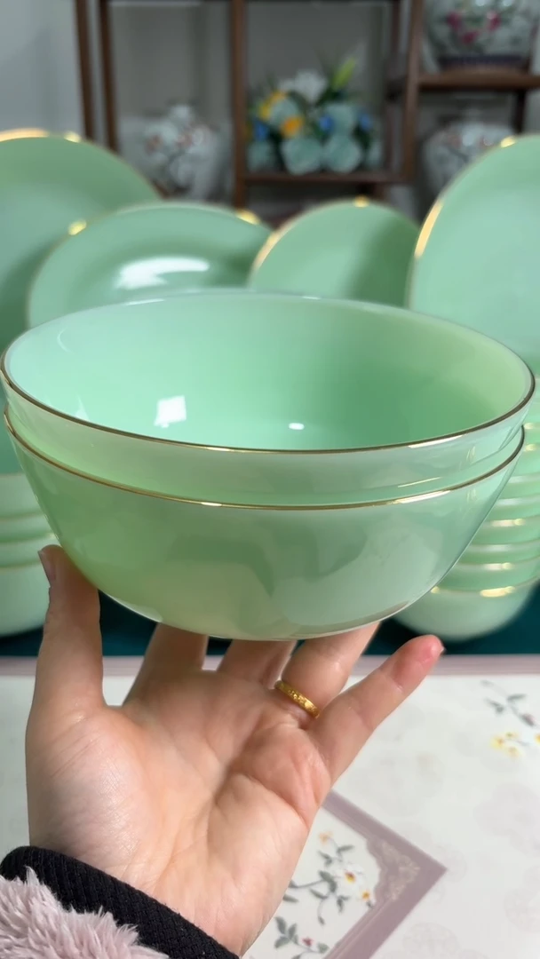 硬质细瓷 6.5英寸2个碗口径16.3厘米