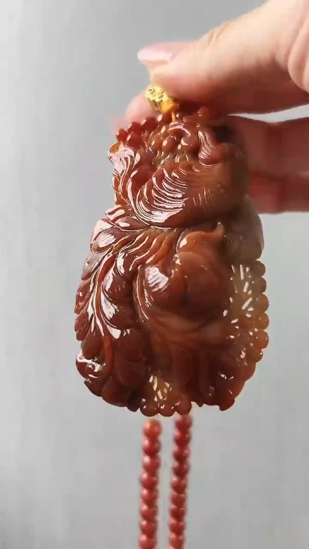 颈饰未镶嵌翡翠凤凰