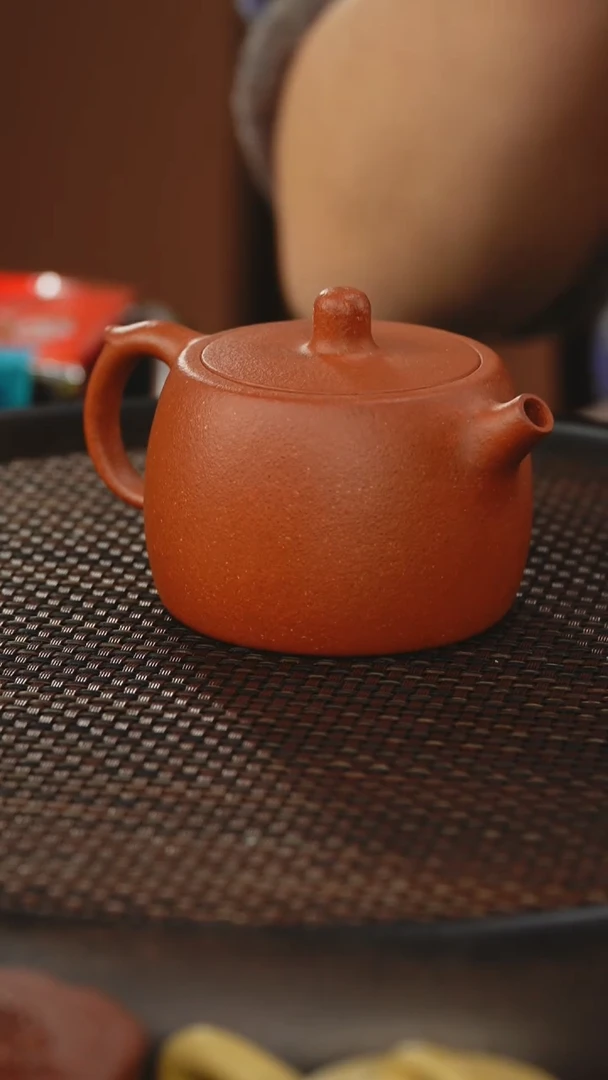 茶壶紫砂井栏 绝红降坡