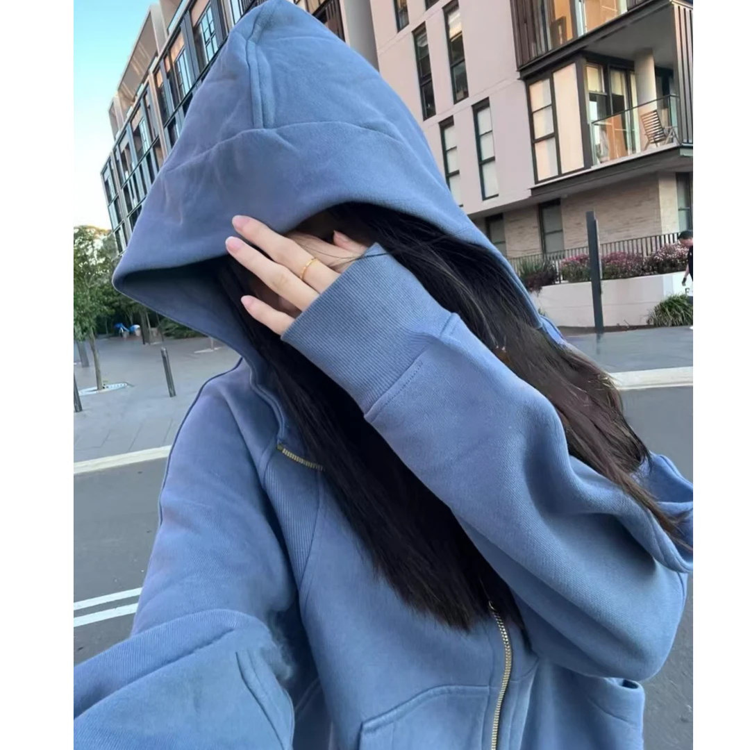 《南油》鹿鹿scuba全拉连帽卫衣
