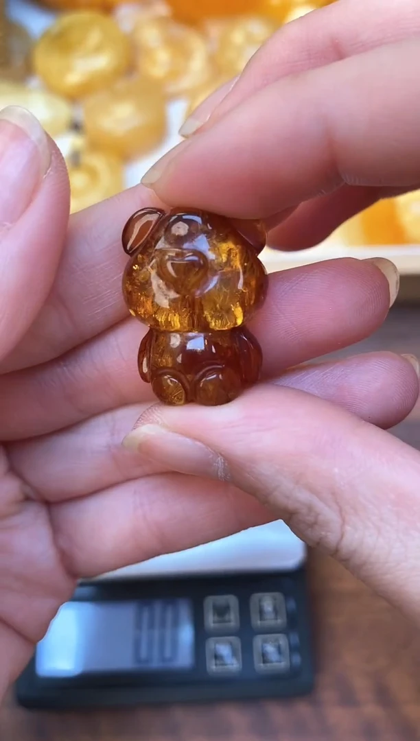 裸石琥珀未镶嵌天然琥珀蜜蜡