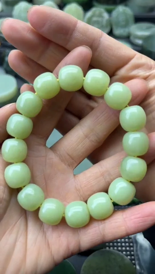 未镶嵌和田玉珠宝半成品手串