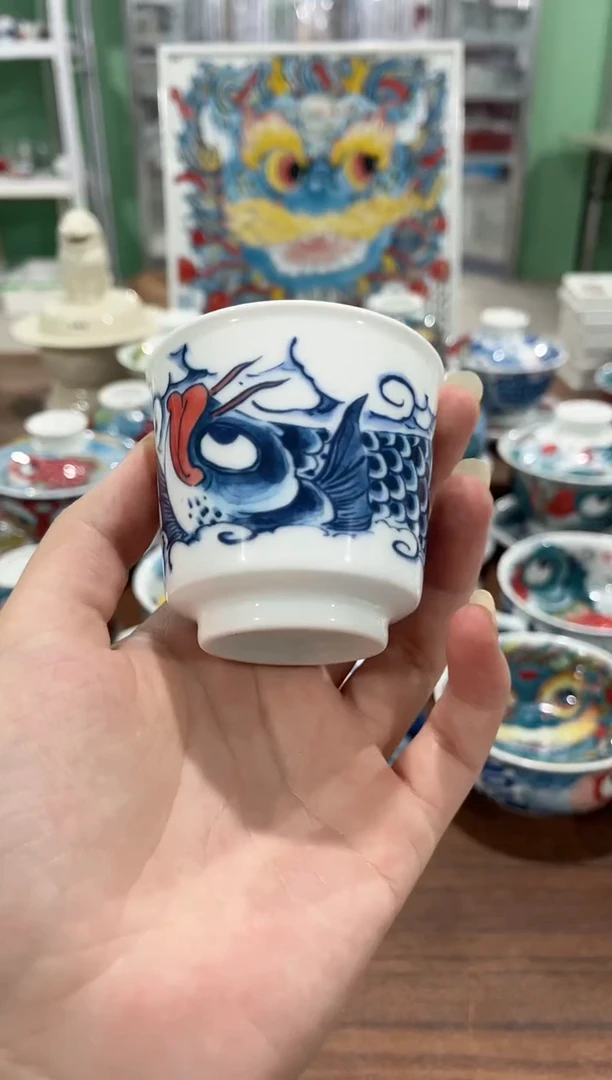 拙明院（清仓价格）龙鱼马蹄杯
