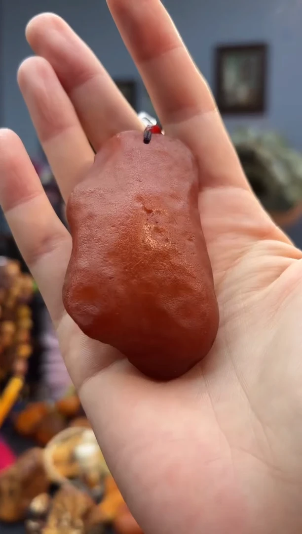 琥珀颈饰未镶嵌吊坠