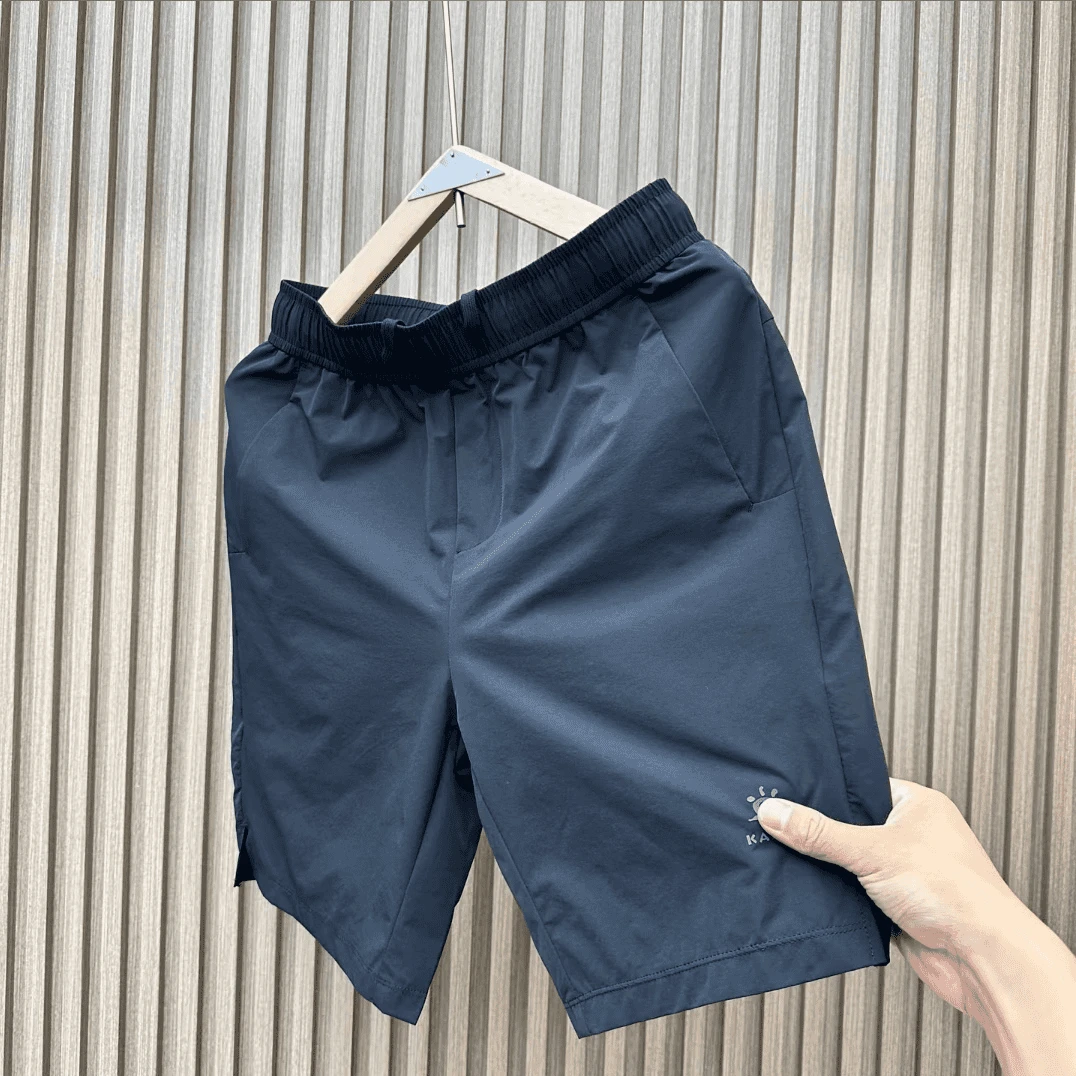 男士短裤夏季时尚百搭中腰成人直筒裤弹力薄款速干透气免烫五分裤