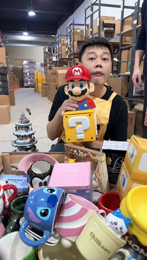 瓷片马里奥问号罐套组