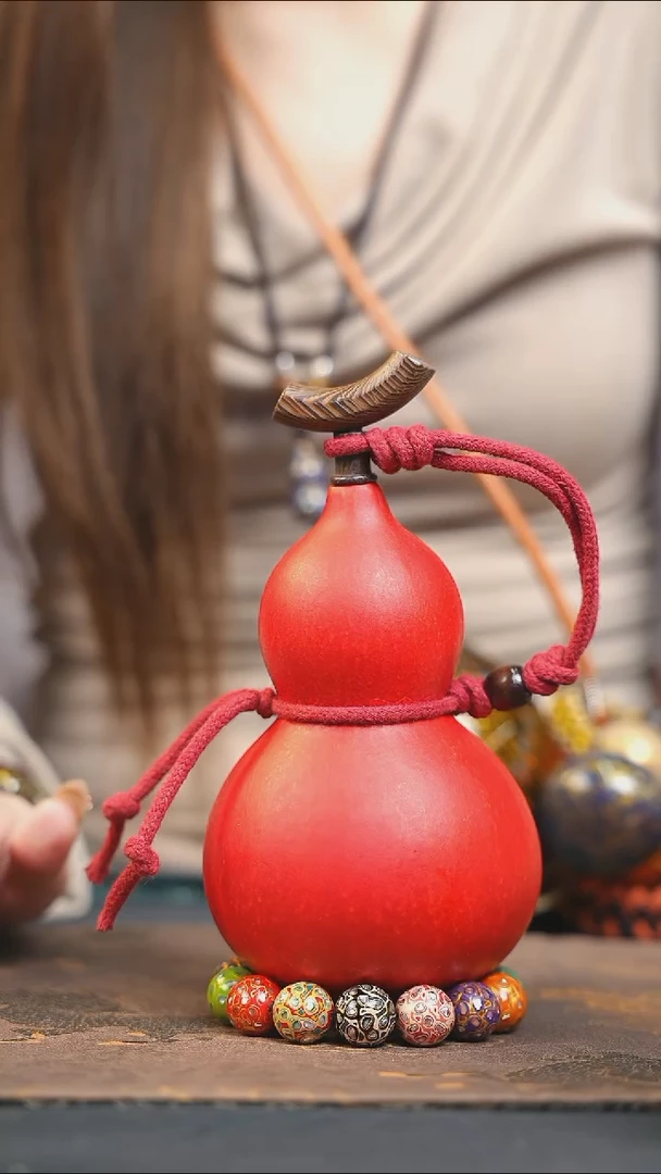 【闪购商品】WM122大漆酒葫芦不包手串及旋转底座