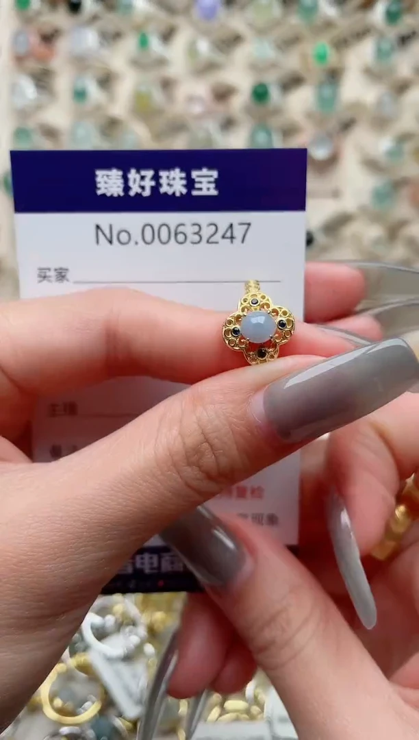 【闪购商品】翡翠戒指银S925镶嵌..........