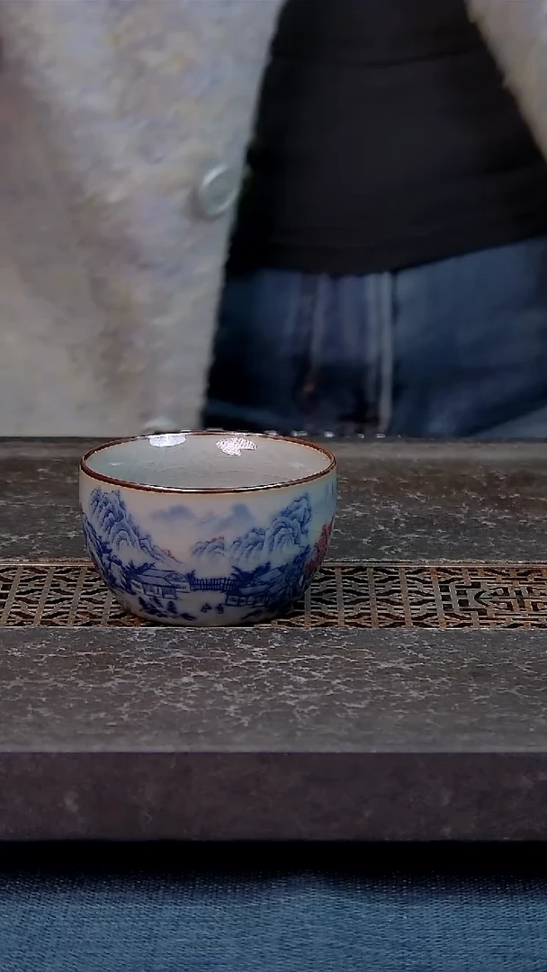 ?*?简装家用款1件套 老陶泥开片纹陶瓷茶具