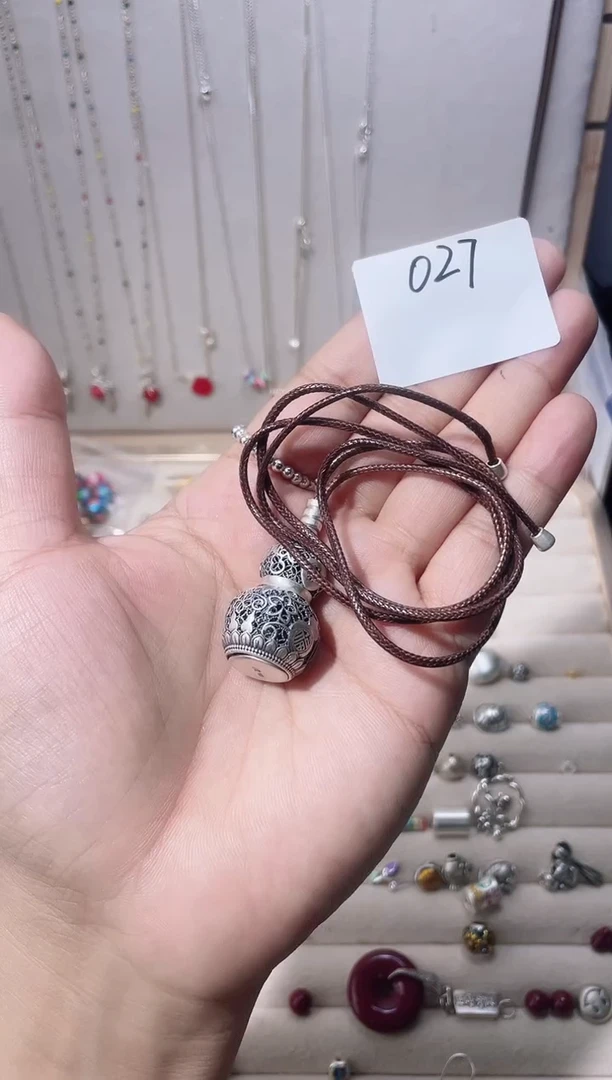 无足银多**财纯银配件027