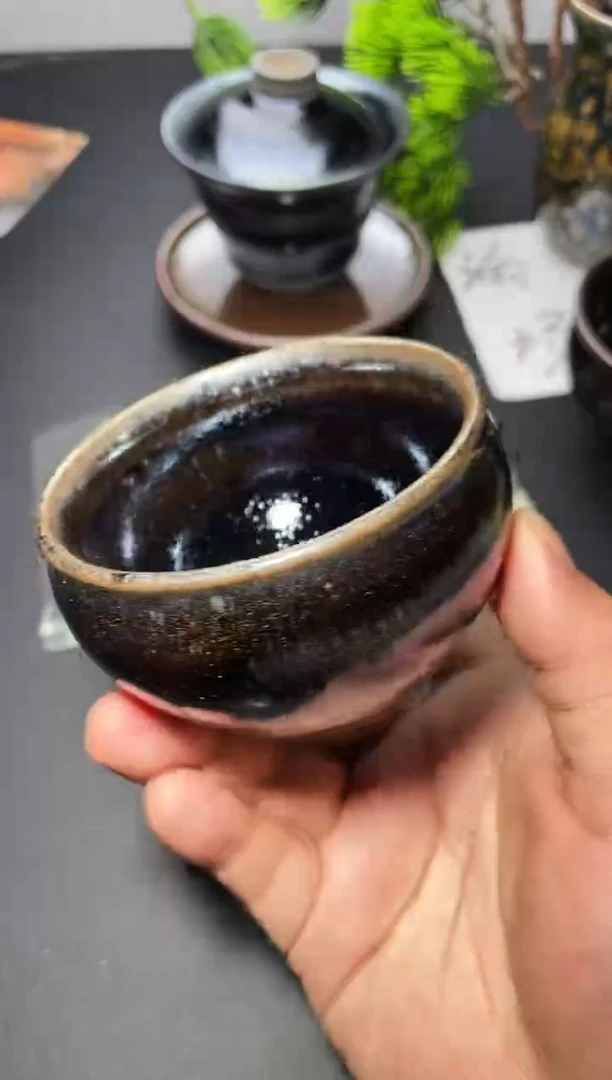 茶盏137叶紫建盏