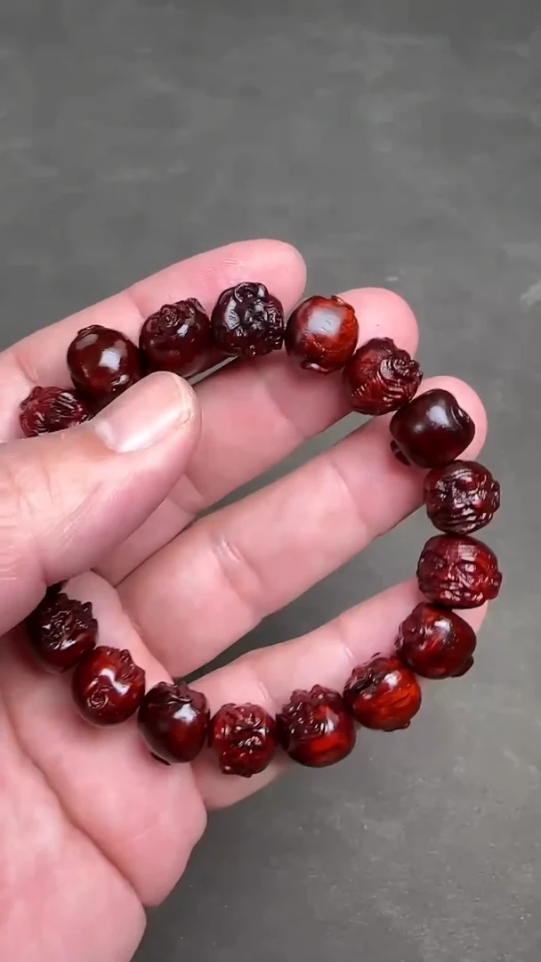 【闪购商品】小叶紫檀手串/手链483050-1.2十八罗汉