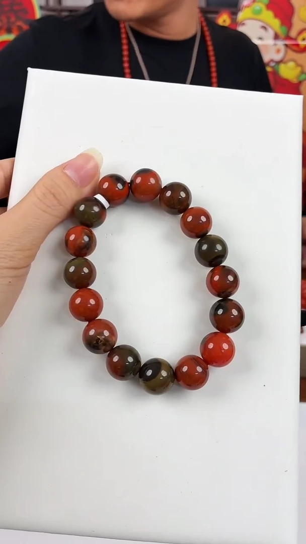 未镶嵌大山包手串14+南红玛瑙（多样式发其一）