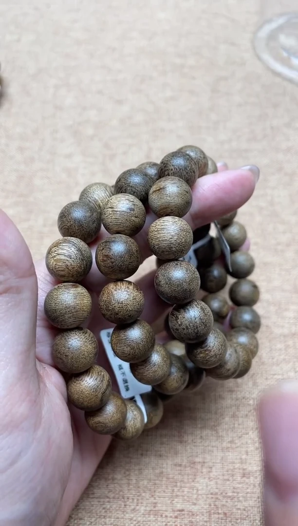 沉香手串文莱黑棋1.3圆珠单圈多样性发其一