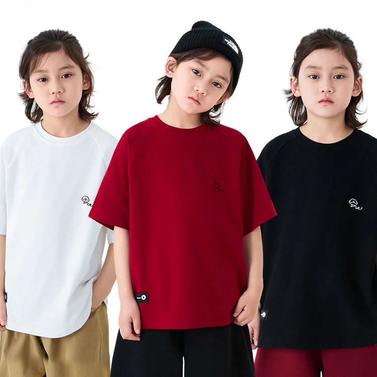 男童纯棉短袖T恤2025夏季新款中大童休闲百搭洋气上衣儿童半袖帅t