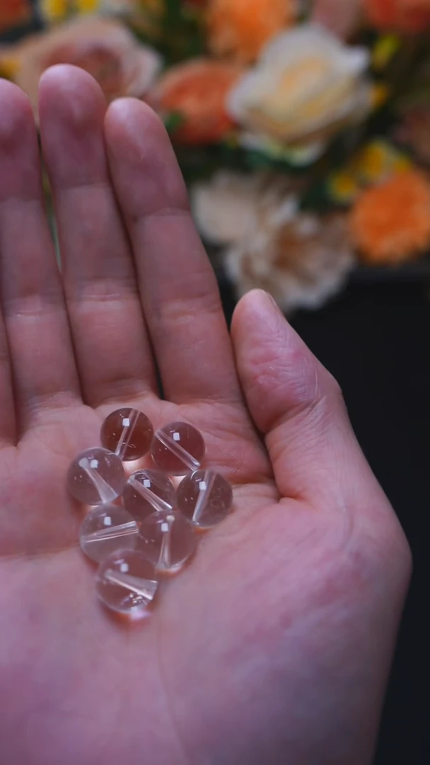 水晶手串未镶嵌白水晶单珠11mm-多样性发其一