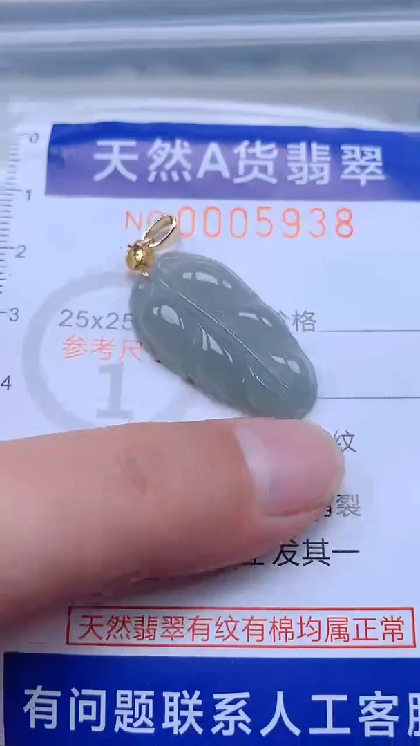 翡翠未镶嵌吊坠(不含链)1