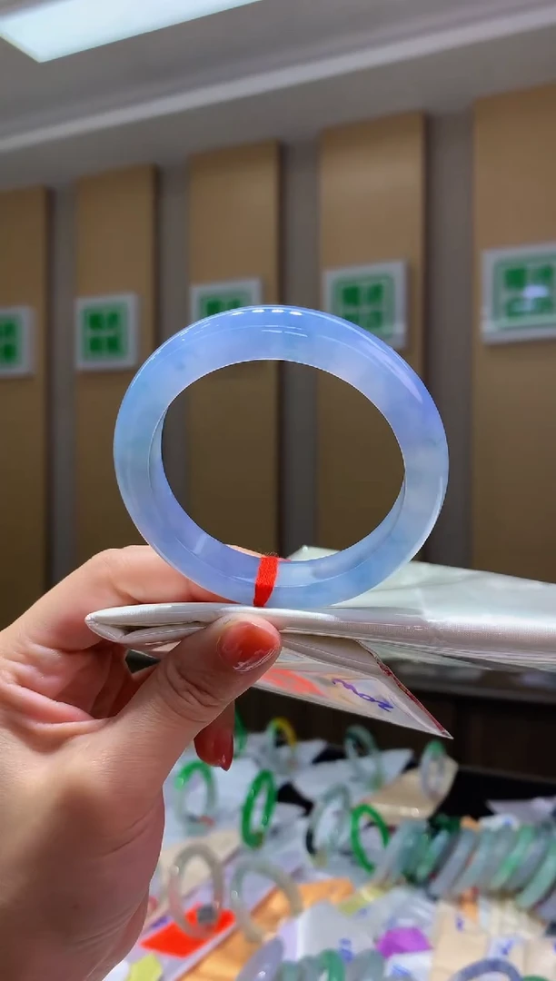 未镶嵌手镯翡翠-Q529 圈口54.6 全款20万 定金2万