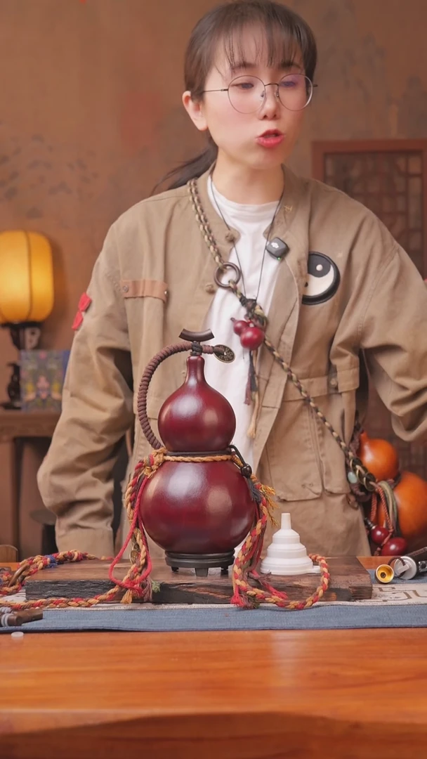 1293号链接精品大漆葫芦现货现发[一物一拍]
