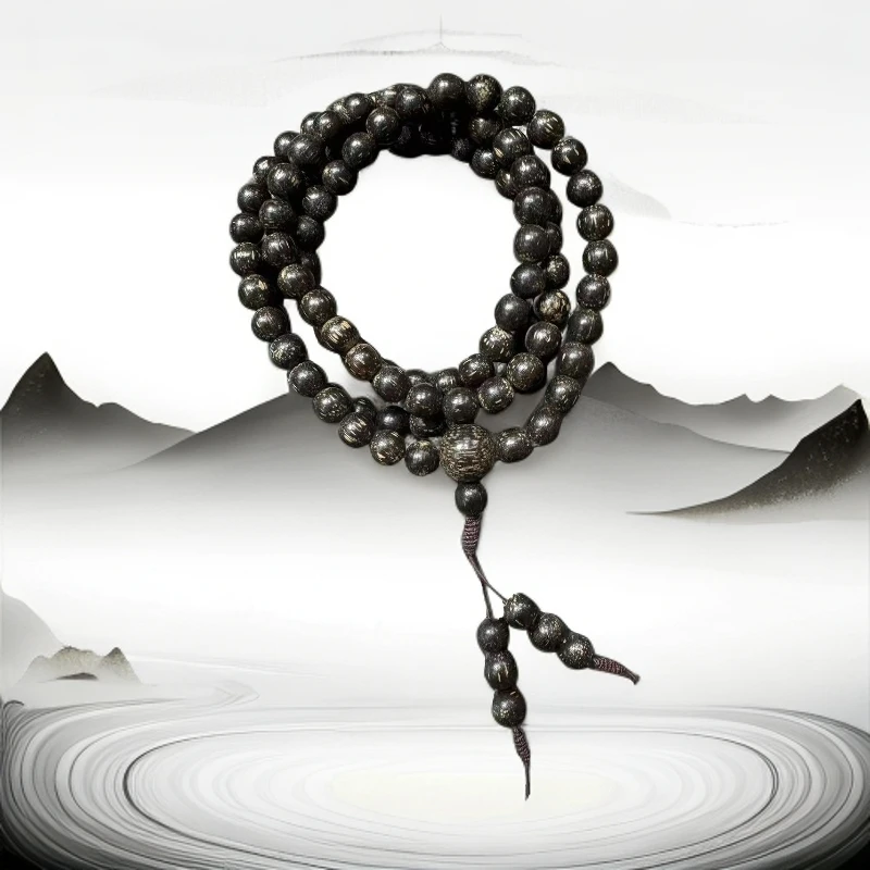 A490海南沉香木串8mm