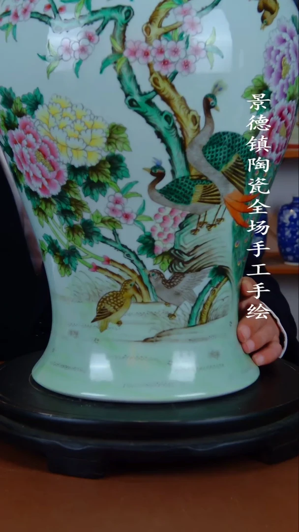 瓶景德镇手工手绘陶瓷摆件84