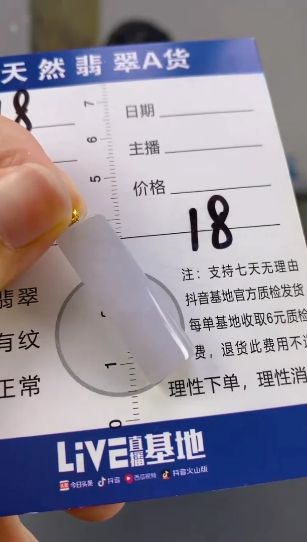 【闪购商品】翡翠颈饰18K金镶嵌天然A货翡翠